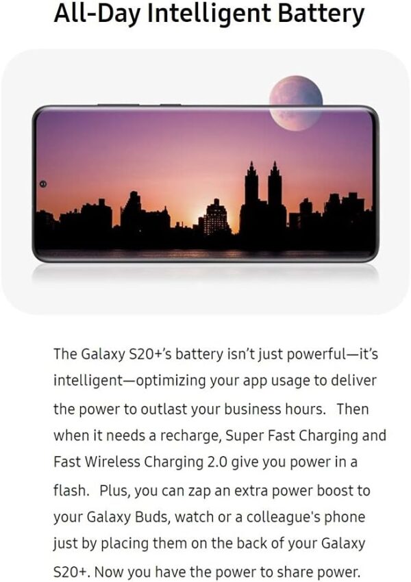 Samsung Galaxy S20+ 5G, US Version, 128GB - Unlocked (Renewed) - Image 7