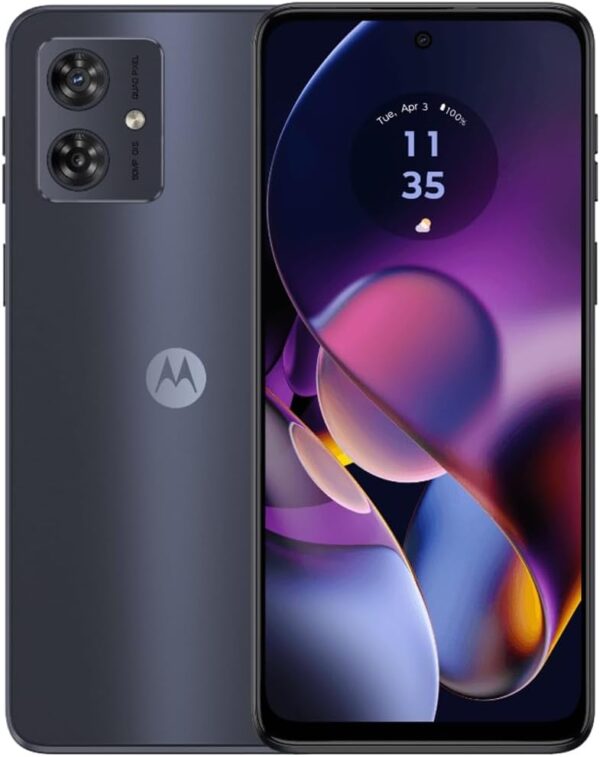 Motorola Moto G54 5G Dual SIM | 8+256GB ROM | GSM Unlocked Smartphone | 6.5" 120Hz IPS LCD Display | Android 13 | 50MP Camera | Li-Po 6000 mAh Battery | International Model - (Spatial Black)