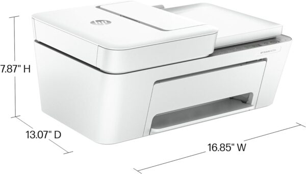 HP DeskJet 4255e Wireless All-in-One Color Inkjet Printer, Scanner, Copier, Best-for-Home, 3 Months of Instant Ink Included (588S6A) - Image 5