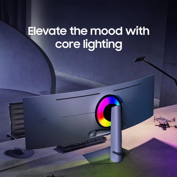 SAMSUNG 49" Odyssey OLED (G93SC) Series Curved Gaming Monitor, 240Hz, 0.03ms, Dual QHD, DisplayHDR True Black 400,AMD FreeSync Premium Pro, Height Adjustable Stand,3 Year Warranty,LS49CG932SNXZA,2023 - Image 6