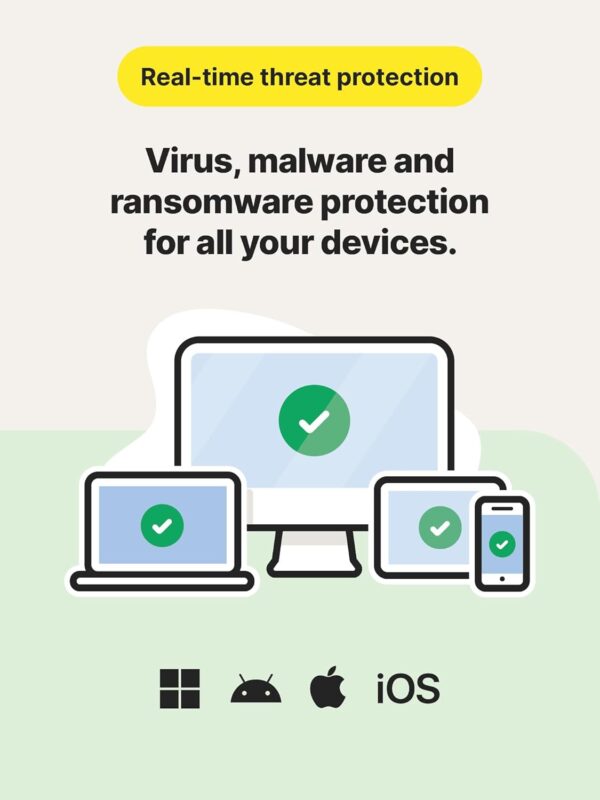 Norton 360 with LifeLock Select Bundle, 1 Year Subscription - 10 Devices - All-in-One Protection for your Devices, Online Privacy, and Identity, Activation Required [Subscription] - Image 2