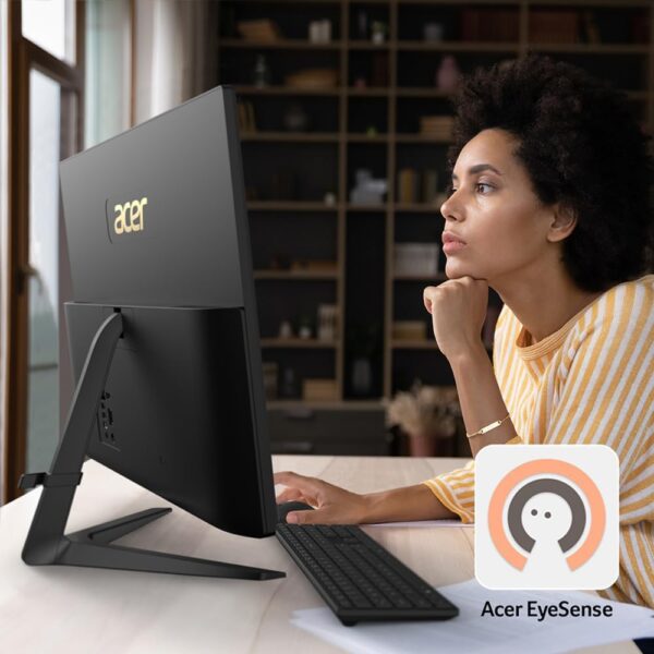 Acer Aspire C27-1800-UR12 AIO Desktop | 27" Full HD IPS Display | Intel Core i5-12450H | Intel UHD Graphics | 16GB DDR4 | 1TB PCIe Gen 4 SSD | Intel Wireless Wi-Fi 6E | Wireless Keyboard & Mouse - Image 7