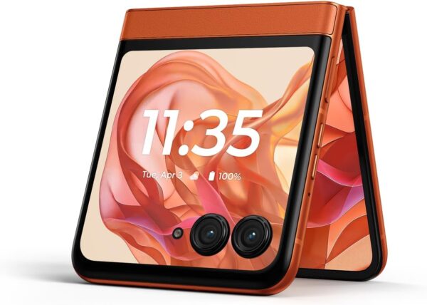 Motorola razr | 2024 | Unlocked | Made for US 8/256GB | 50MP Camera | Spritz Orange - Image 5