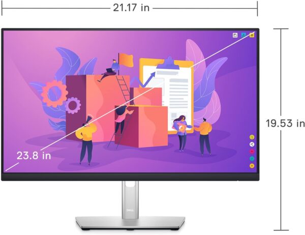 Dell 24 Monitor - P2422H - Full HD 1080p, IPS Technology, ComfortView Plus Technology - Image 5