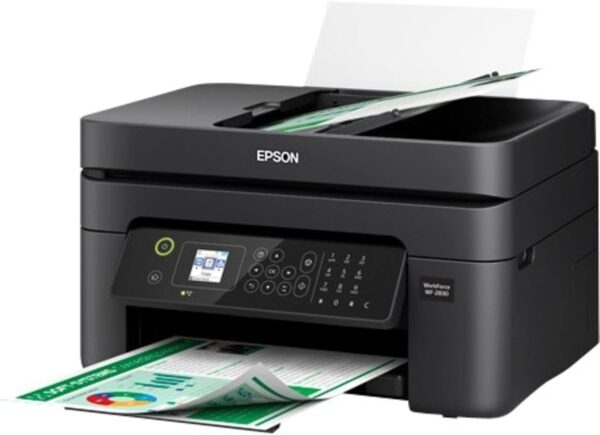 Epson Workforce WF-2930 Wireless All-in-One Printer with Scan, Copy, Fax, Auto Document Feeder, Automatic 2-Sided Printing and 1.4" Color Display - Image 4
