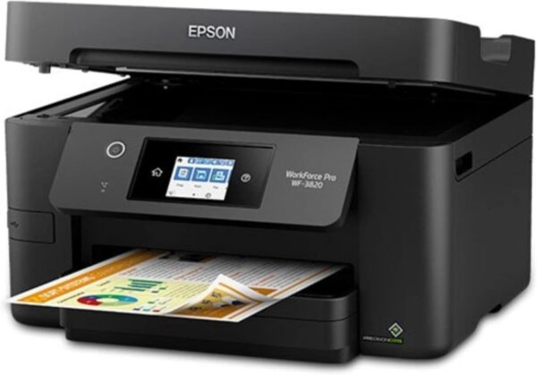 Epson WorkForce Pro WF-3820 Wireless All-in-One Printer with Auto 2-sided Printing, 35-page ADF, 250-sheet Paper Tray and 2.7" Color Touchscreen, Works with Alexa - Image 7