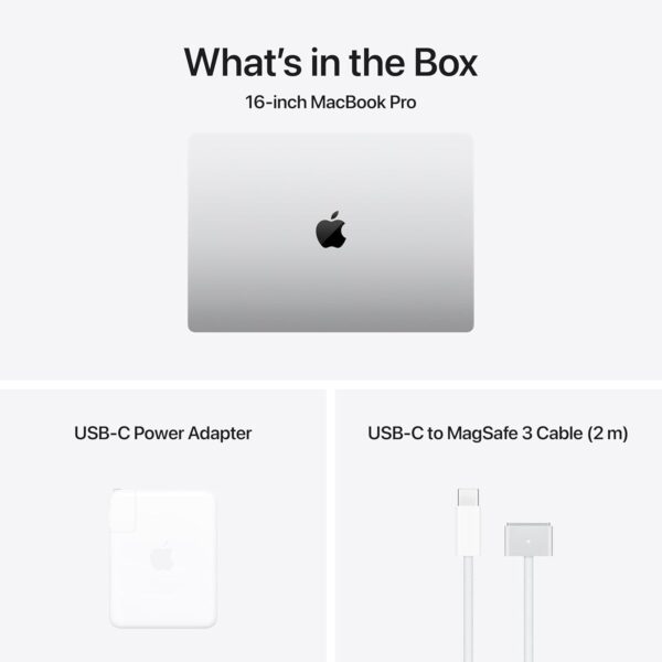Apple 2024 MacBook Pro Laptop with M4 Pro, 14‑core CPU, 20‑core GPU Built for Apple Intelligence, 16.2-inch Liquid Retina XDR Display, 48GB Unified Memory, 512GB SSD Storage; Silver - Image 6