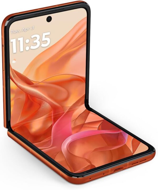 Motorola razr | 2024 | Unlocked | Made for US 8/256GB | 50MP Camera | Spritz Orange - Image 7