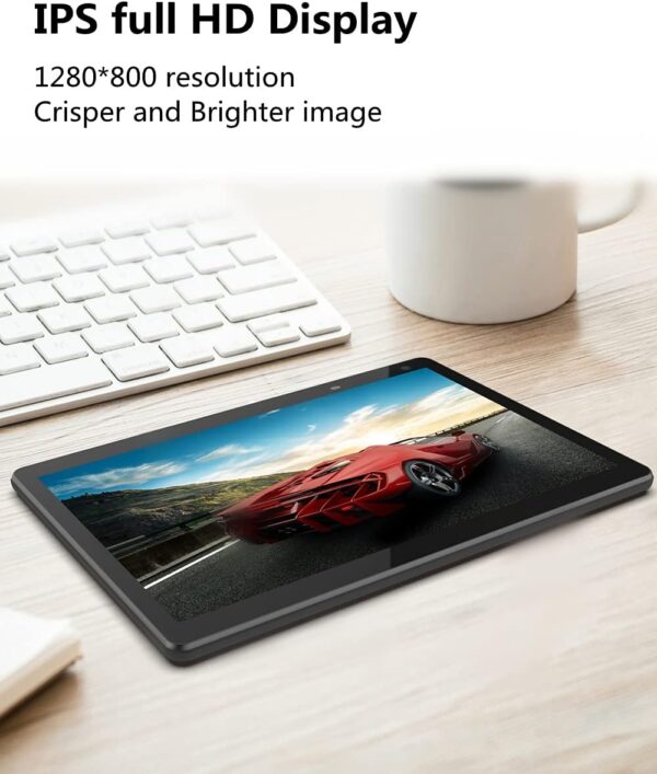 COOPERS Tablet 10 inch Android Tablets, Android 14 Tablet Quad Core Processor 32GB Storage Tablet Computer, 6GB RAM, 8MP Camera, Long Battery Life Black - Image 4