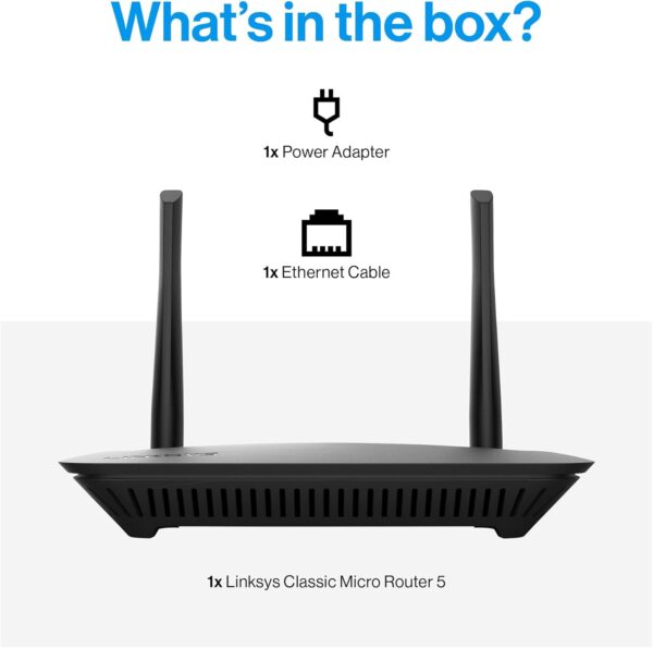 Linksys WiFi 5 Router | 1,500 Sq. ft Coverage | 20+ Devices | Speeds up to (AC1200) 1.2Gbps | LN3101-AMZ | 2024 Release - Image 5