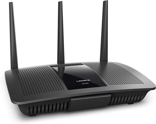 Linksys EA7300 Max-Stream AC1750 Dual-Band Wi-Fi Router, Gigabit Ethernet Ports, 1,500 square-foot Range, 10 Devices, MU-MIMO (Black)