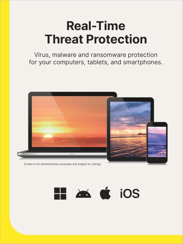 Norton 360 Deluxe 2025, Antivirus software for 5 Devices with Auto Renewal - Includes VPN, PC Cloud Backup & Dark Web Monitoring [Key Card] - Image 2