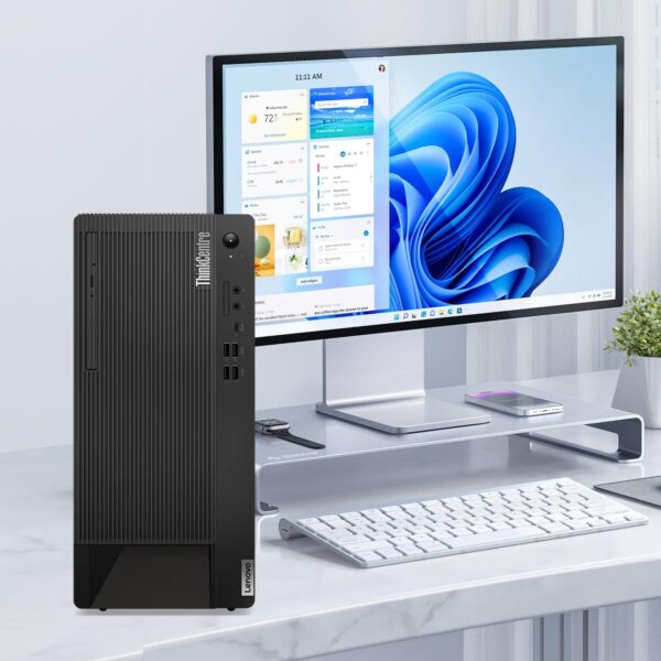 Lenovo ThinkCentre M90t Business Tower Desktop, Intel Hexa-core i5-12500 (Beat i7-11700), 32GB DDR5 RAM, 1TB SSD, HDMI, DP, DVD-RW, Wi-Fi 6, W11P, Bundle with UC310 64GB USB Flash Drive - Image 7