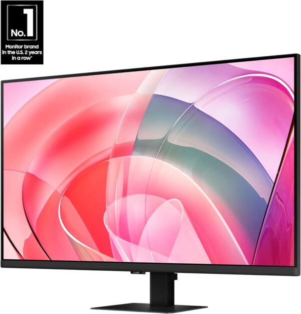 SAMSUNG 32-Inch ViewFinity S7 (S70D) Series 4K UHD High Resolution Monitor with HDR10, Multiple Ports, Easy Setup Stand, Advanced Eye Care, LS32D702EANXGO, 2024 - Image 3