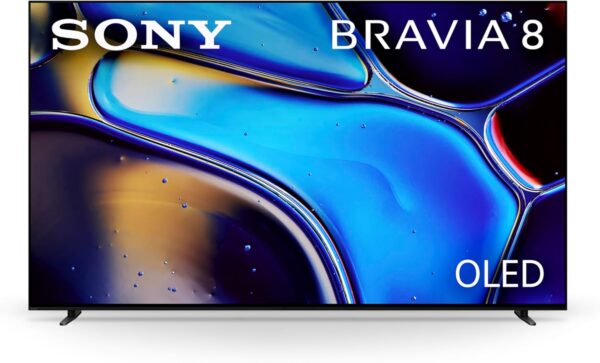 Sony 55 Inch 4K OLED TV BRAVIA 8 Smart Google TV with Rich Deep Colors, Dolby Vision HDR, Exclusive PS5 Features