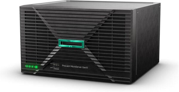 Hewlett Packard Enterprise ProLiant MicroServer Gen11 Tower Server w/one Intel Xeon E-2434 Processor, 4-core 32GB‑U 4LFF‑NHP 4TB HDD 180W External PS (HPE Smart Choice P74440-005) - Image 2