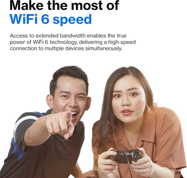 Linksys MR20EC | Dual-Band Mesh WIFI 6 Router | 3.0 (AX3000) Speeds | Connect 25+ Devices | 2,000 Sq Ft Coverage | 18 Month Warranty - Image 3