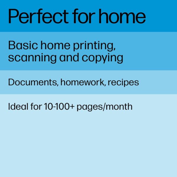 HP DeskJet 2755e Wireless Color inkjet-printer, Print, scan, copy, Easy setup, Mobile printing, Best-for home, 6 months of Instant Ink included, white - Image 7