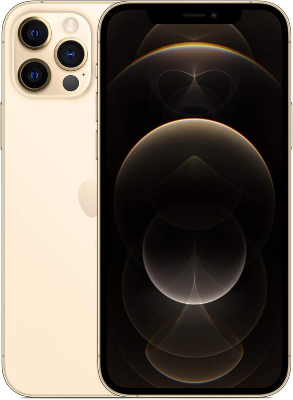Apple iPhone 12 Pro (256GB, Gold) [Locked] + Carrier Subscription