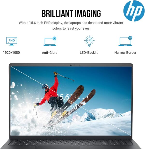 Dell Inspiron 15 3000 Laptop Computer, FHD 15.6 Laptop with Lifetime Office Included, Intel 6-Core i3 Laptop PC Notebook, 40GB RAM 1TB SSD+512GB PSSD, Windows 11 Pro, Copilot AI, 10-Key Number Pad - Image 5