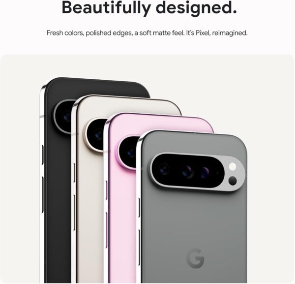 Google Pixel 9 Pro - Unlocked Android Smartphone with Gemini, Triple Rear Camera System, 24-Hour Battery, and 6.3" Super Actua Display - Obsidian - 128 GB - Image 7