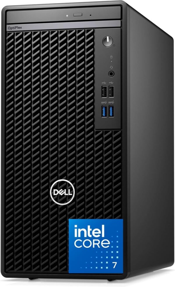 Dell Optiplex 7010 Tower Business Desktop, Intel i7-12700K Processor (up to 5.0 GHz), Intel UHD 770 Graphics, 32GB RAM, 1TB PCIe SSD, DVD-RW, DP Port, HDMI, Wi-Fi + Bluetooth, Windows 11 Pro