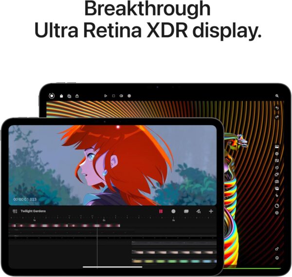 Apple iPad Pro 13-Inch (M4) Built for Apple Intelligence, Ultra Retina XDR Display, 256GB, 12MP Front/Back Camera, LiDAR Scanner, Wi-Fi 6E, Face ID, All-Day Battery Life — Space Black - Image 3