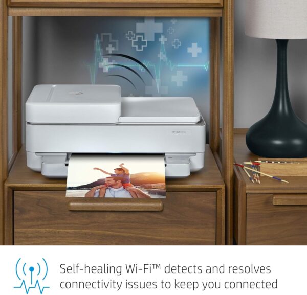HP ENVY 6455e Wireless Color Inkjet Printer, Print, scan, copy, Easy setup, Mobile printing, Best-for-home, 3 months of Instant Ink included,white - Image 6