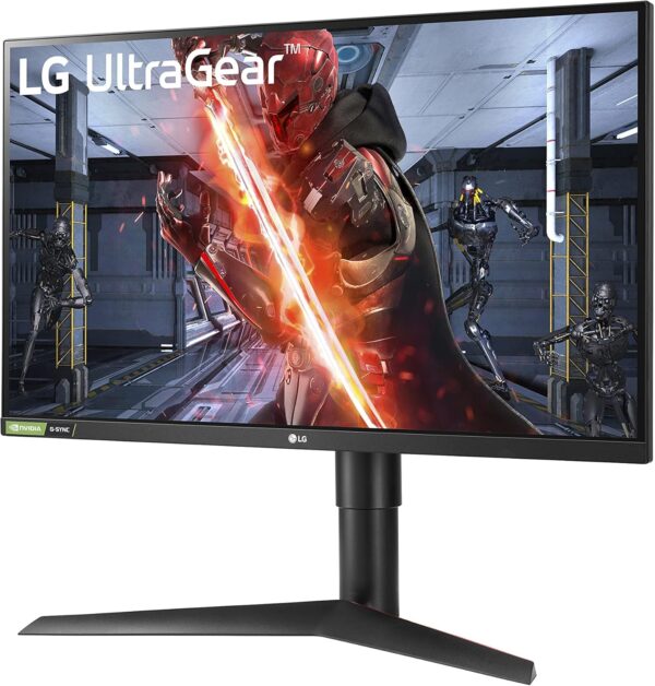 LG UltraGear QHD 27-Inch Gaming Monitor 27GL83A-B - IPS 1ms (GtG), with HDR 10 Compatibility, NVIDIA G-SYNC, and AMD FreeSync, 144Hz, Black - Image 2