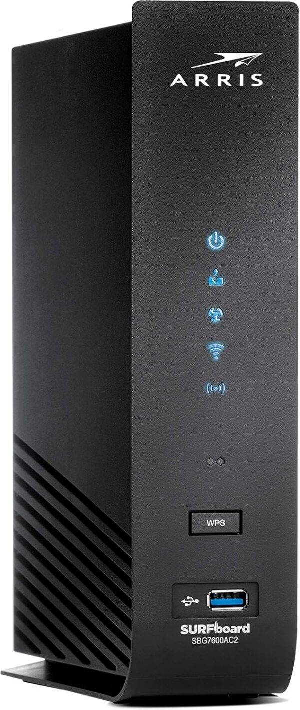 ARRIS (SBG7600AC2) - Cable Modem Router Combo - Fast DOCSIS 3.0 & AC2350 WiFi ,Approved for Comcast Xfinity, Cox, Charter Spectrum & more , Four 1 Gbps Ports , 800 Mbps Max Internet Speeds - Image 3