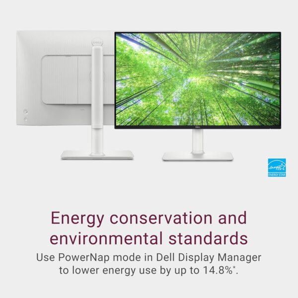 Dell S2425HS Monitor - 23.8 Inch, FHD (1920x1080) Display, 100Hz Refresh Rate 15001 Contrast Ratio, TÜV Rheinland Eye Comfort 4 Star, Integrated 2x5W Speaker, Height/Tilt/Swivel/Pivot - Ash White - Image 7