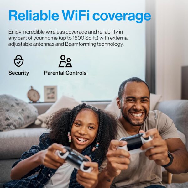 Linksys WiFi 5 Router | 1,500 Sq. ft Coverage | 20+ Devices | Speeds up to (AC1200) 1.2Gbps | LN3101-AMZ | 2024 Release - Image 4