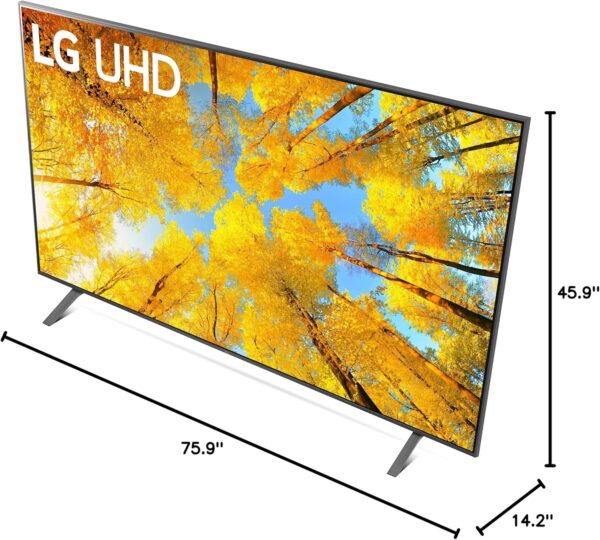 LG UQ7590 86-Inch Class UHD Smart TV 86UQ7590PUD, 2022 - AI-Powered 4K, Alexa Built-In, Grey - Image 6